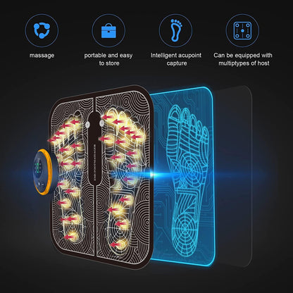 Nepnea™ EMS Electric Foot Massager, Electric Foot Massager, 8 Modes